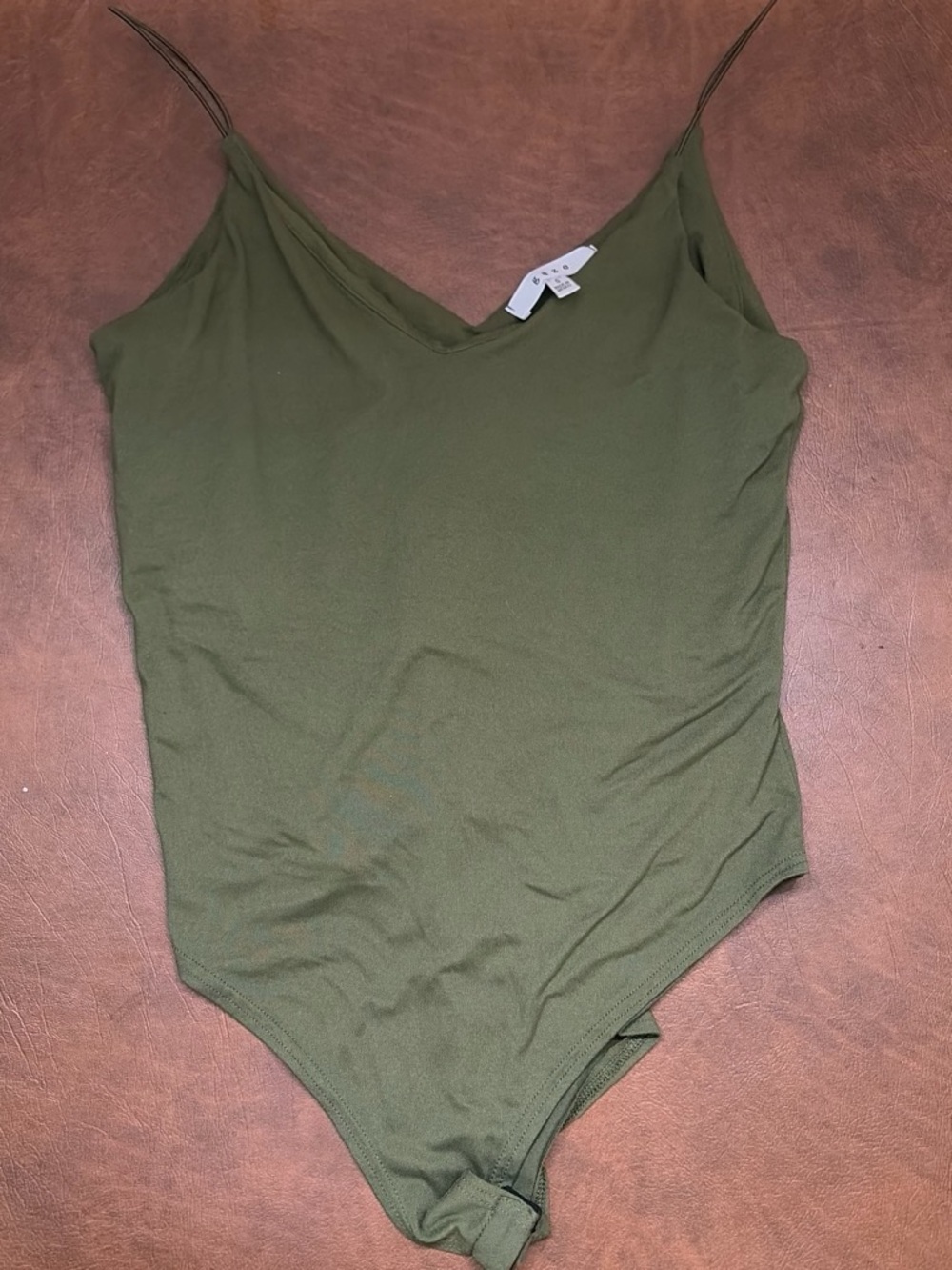 Olive Green One-Piece Bodysuit - Gaze